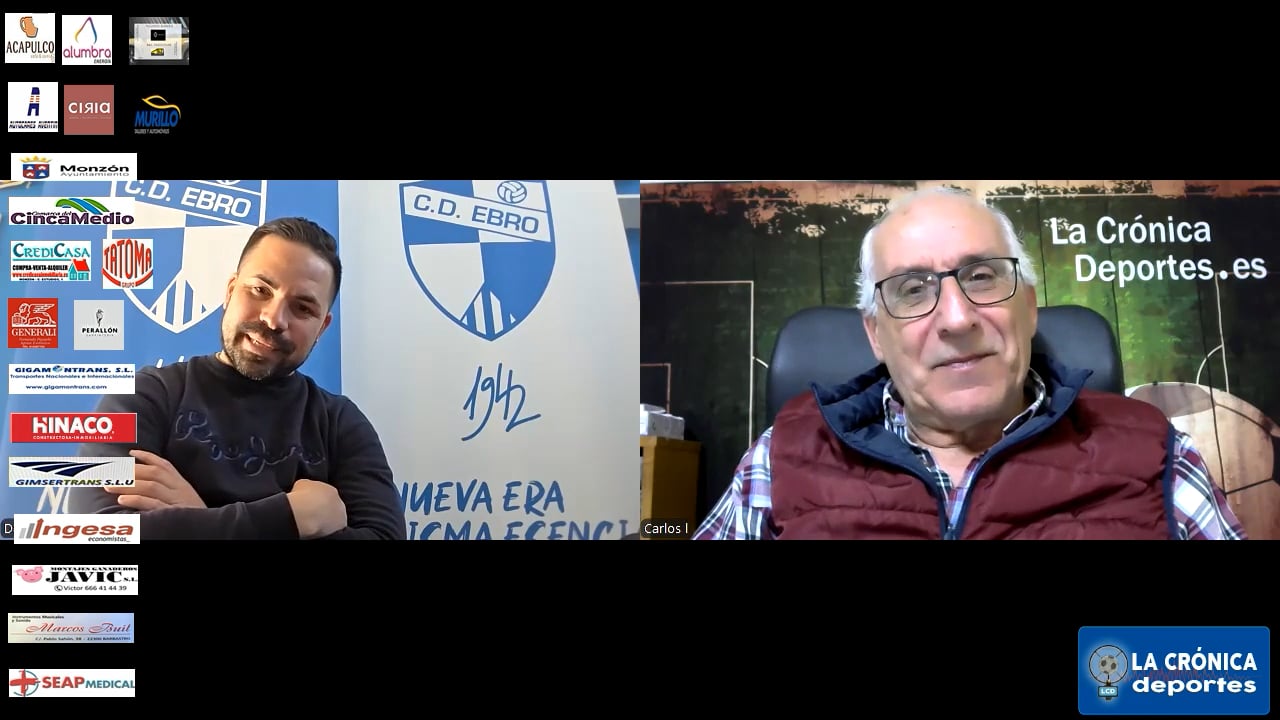 DAVID  VELASCO  DIRECTOR  DEPORTIVO  FÚTBOL BASE DEL CD EBRO
