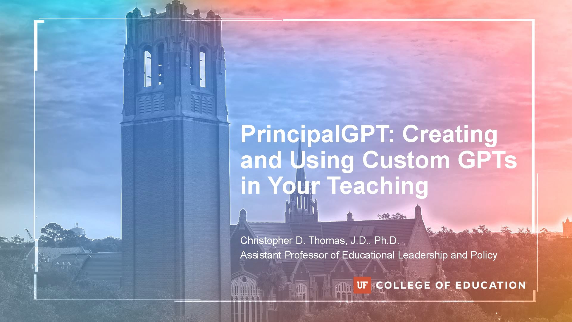 Creating and using Custom GPT's in Your Teaching with Christopher Thomas