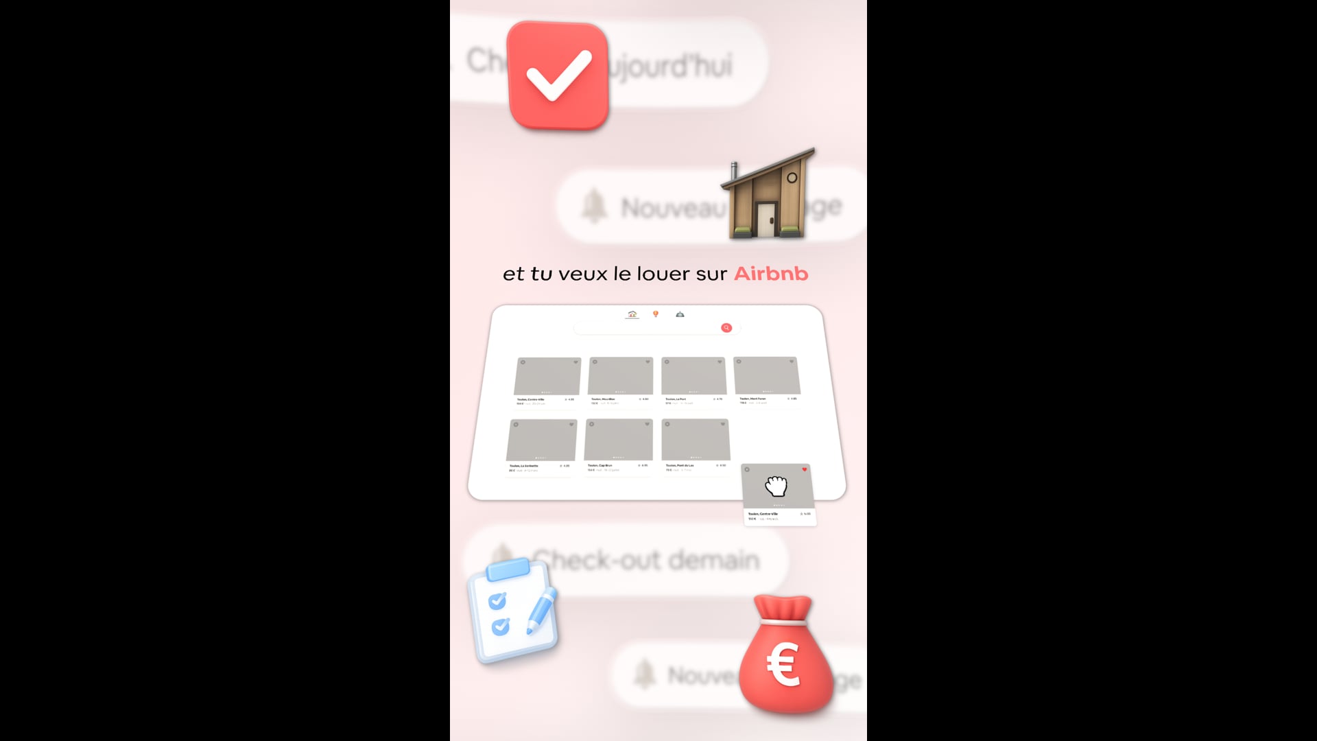 Motion design publicitaire SaaS | Projet white label (conciergerie immobilière)
