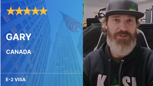 Garry's E-2 Visa Testimonial Video