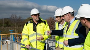 Visita d'obres al tram final de l'ETAP