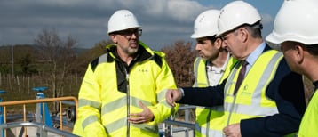 Visita d'obres al tram final de l'ETAP