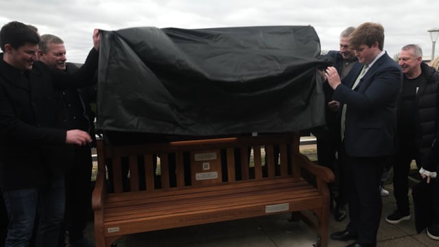 Mental Health: Suicide prevention benches reach 100th milestone with Spurs legends