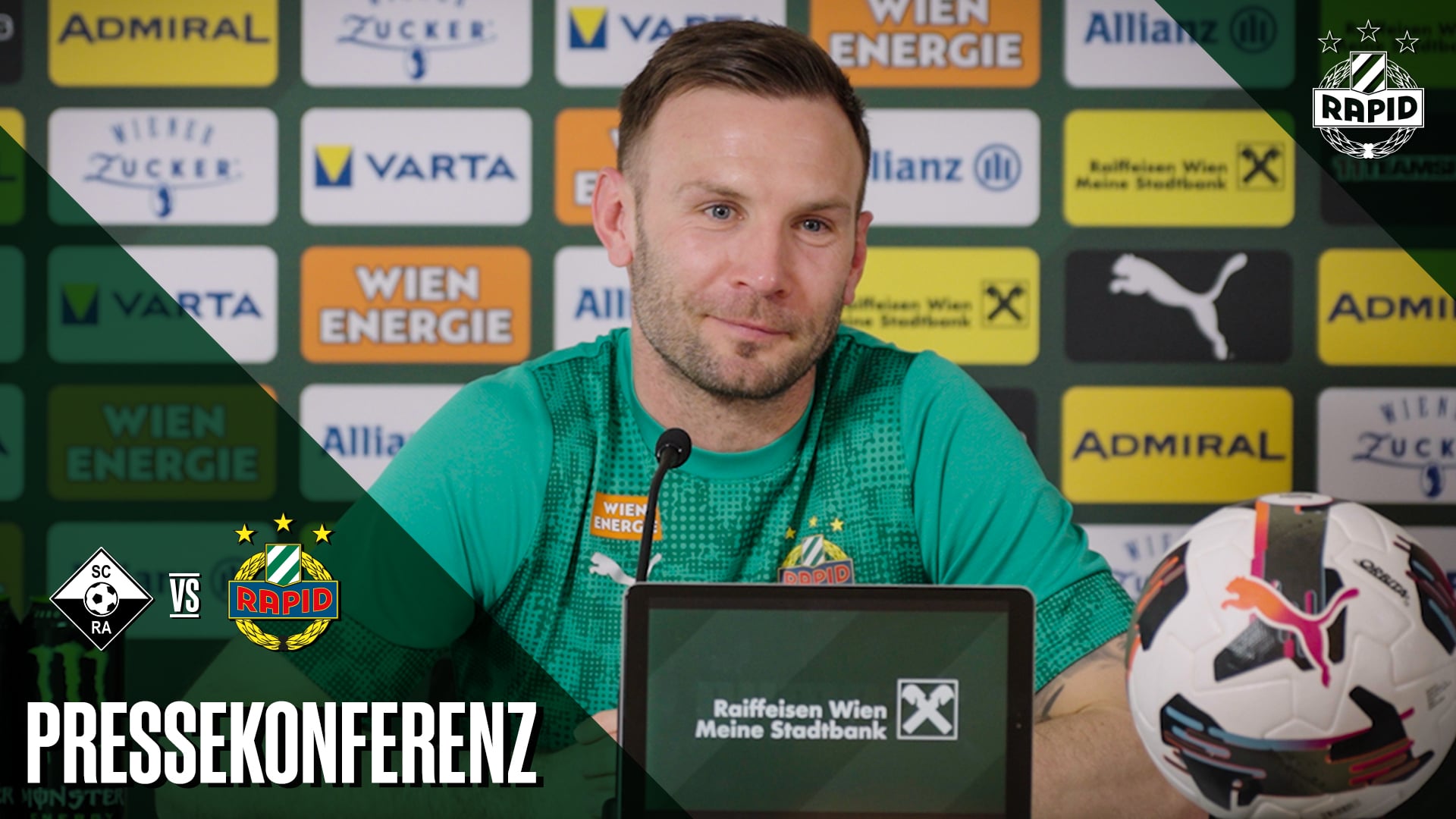 Pressekonferenz vor dem Spiel gegen den SCR Altach