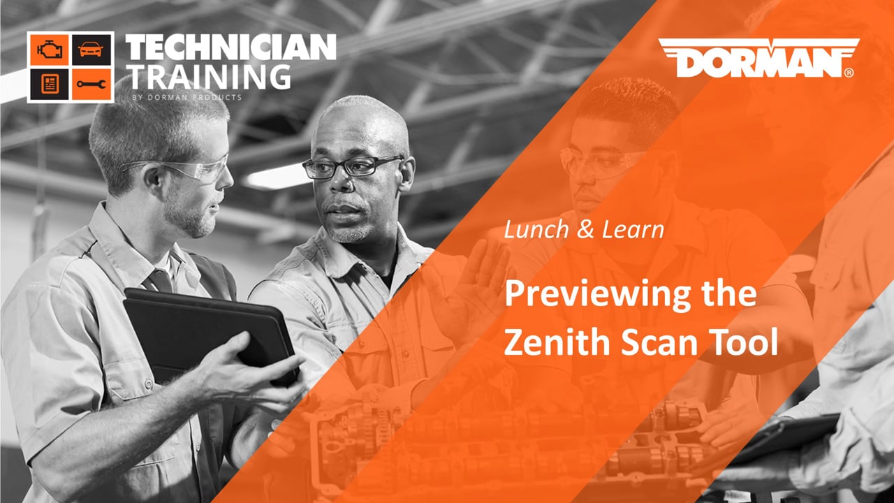 Previewing the Zenith Scan Tool