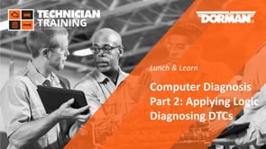 Computer Diagnosis Part 2: Applying Logic Diagnosing DTCs