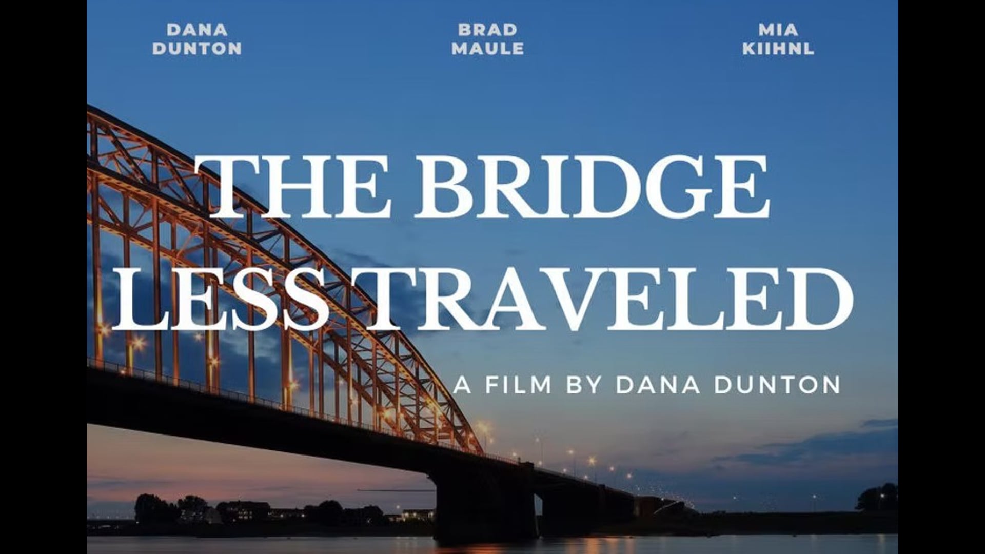 THE BRIDGE LESS TRAVELED  - FILM - CC