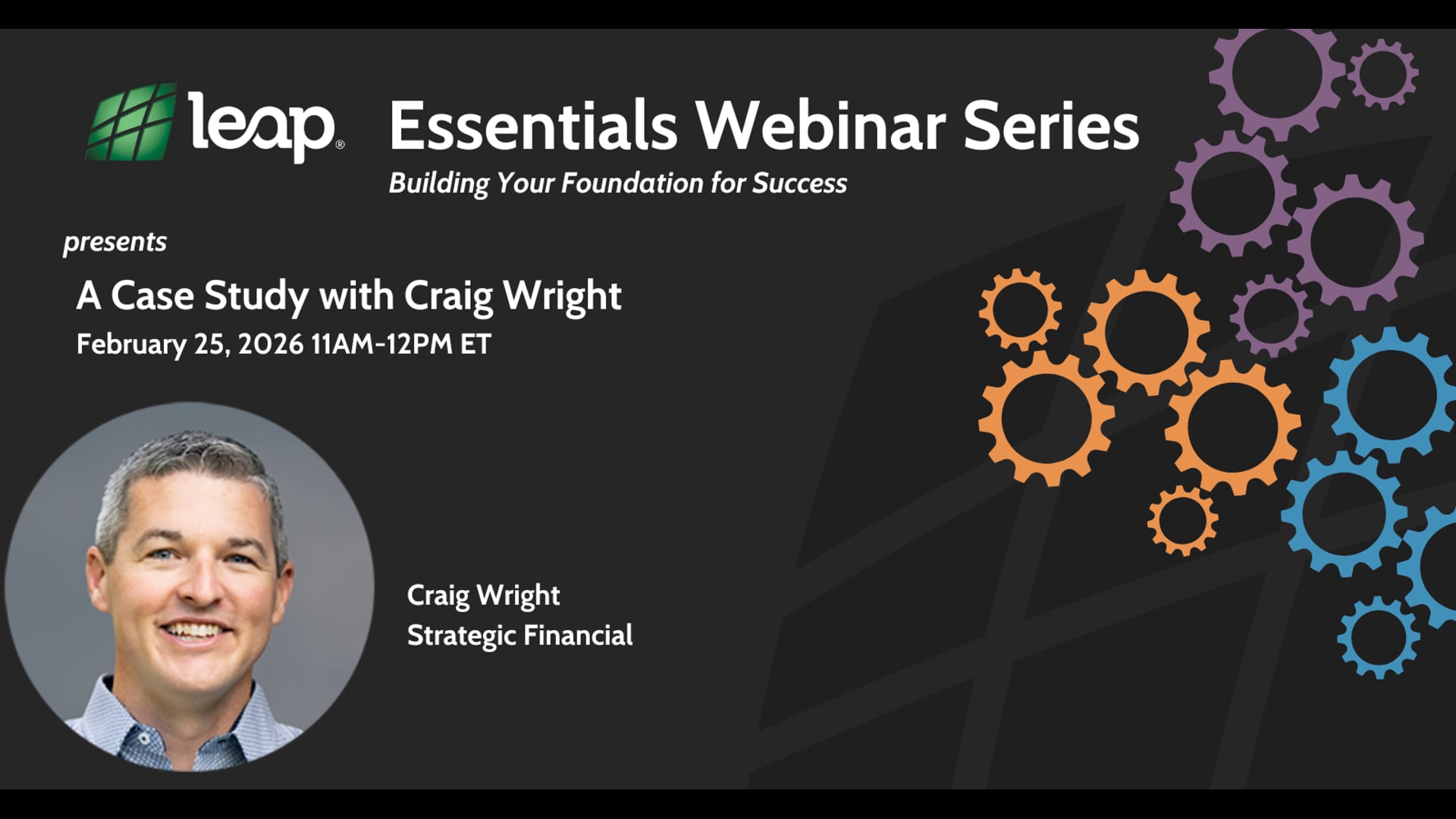 Case Study with Craig Wright-10 Years Later