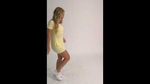 Blusa Fitness Amarelo Pastel Air Dry Fit