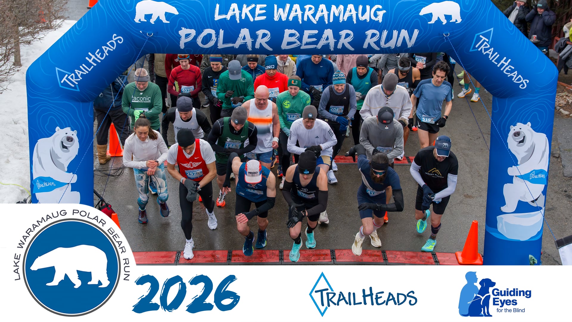Lake Waramaug Polar Bear Run 2026 - Fundraising Event for Guiding Eyes For The Blind