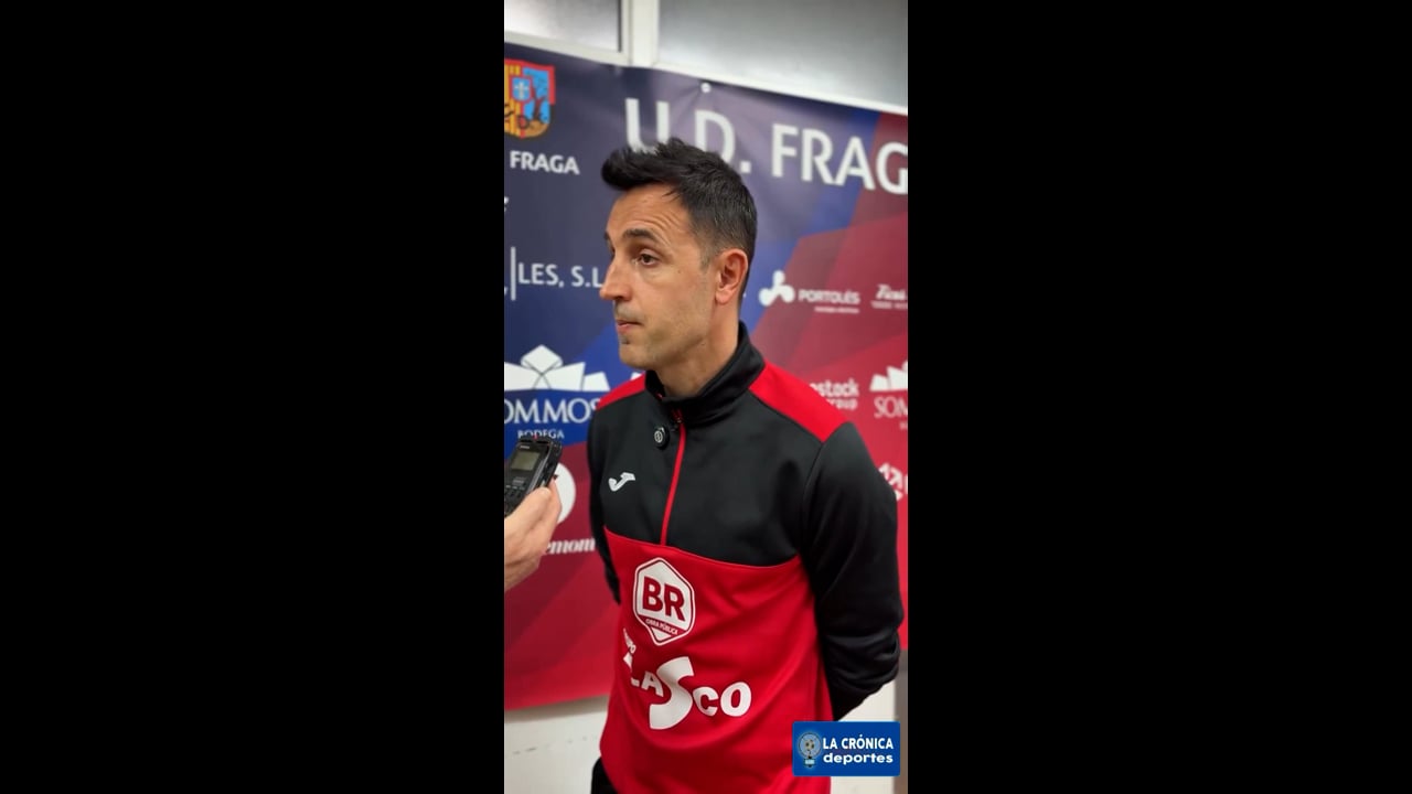 LA PREVIA / SD Borja - UD Fraga / DAVID JIMÉNEZ (Entrenador Fraga) Jor. 22- Regional Preferente / Gr 1 / Fuente: Instagram UD Fraga