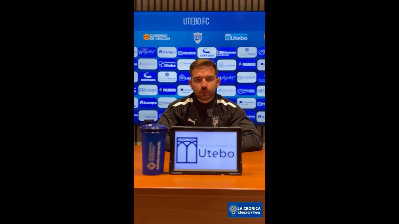 LA PREVIA / Utebo FC - SD Ejea / JUAN CASAJÚS (Entrenador Utebo) Jor. 25- Segunda Rfef Gr. 2 / Fuente: Facebook Utebo FC
