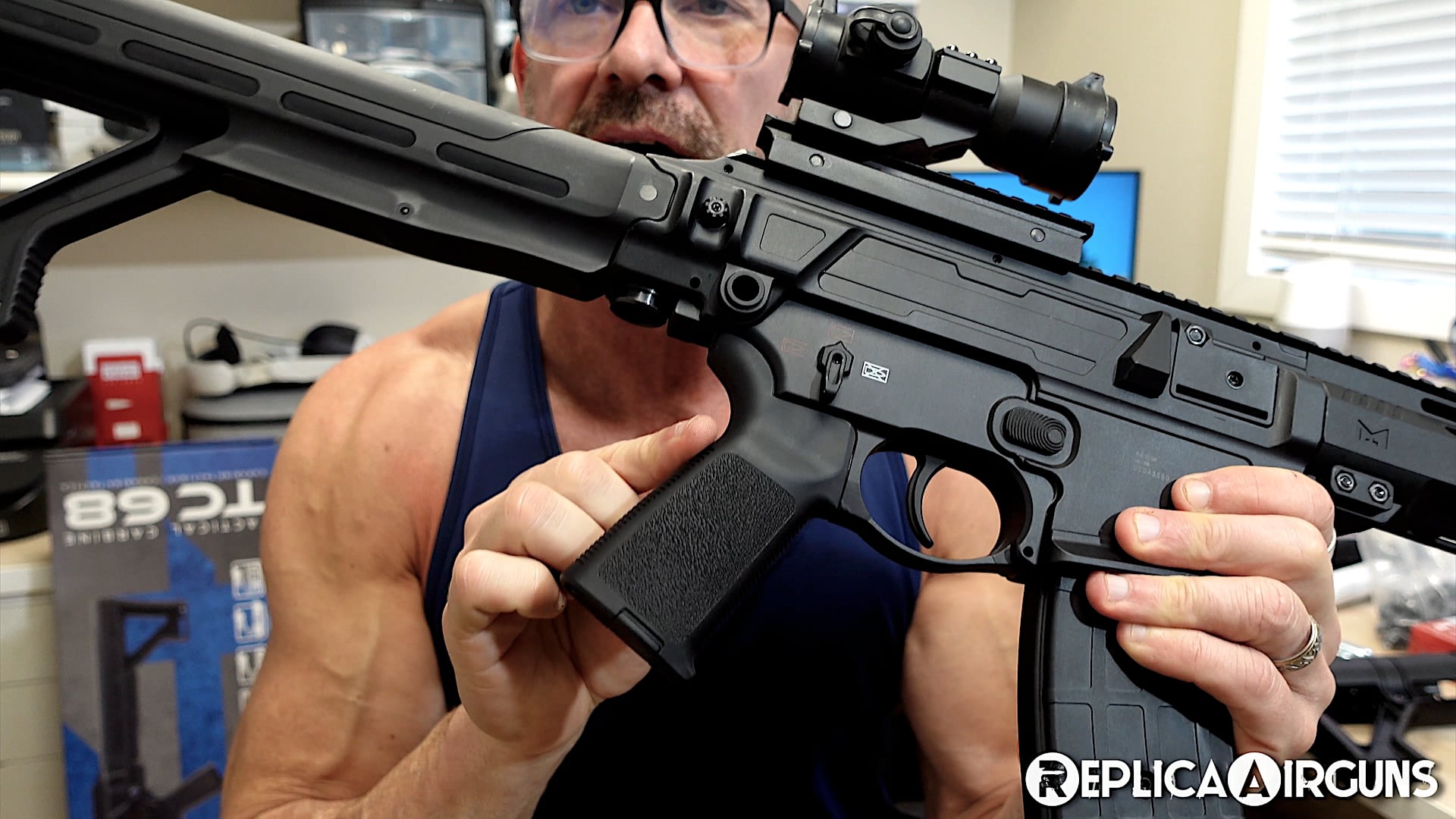 Video - Umarex T4E TC 68 Less Lethal Paintball Rifle Table Top Review