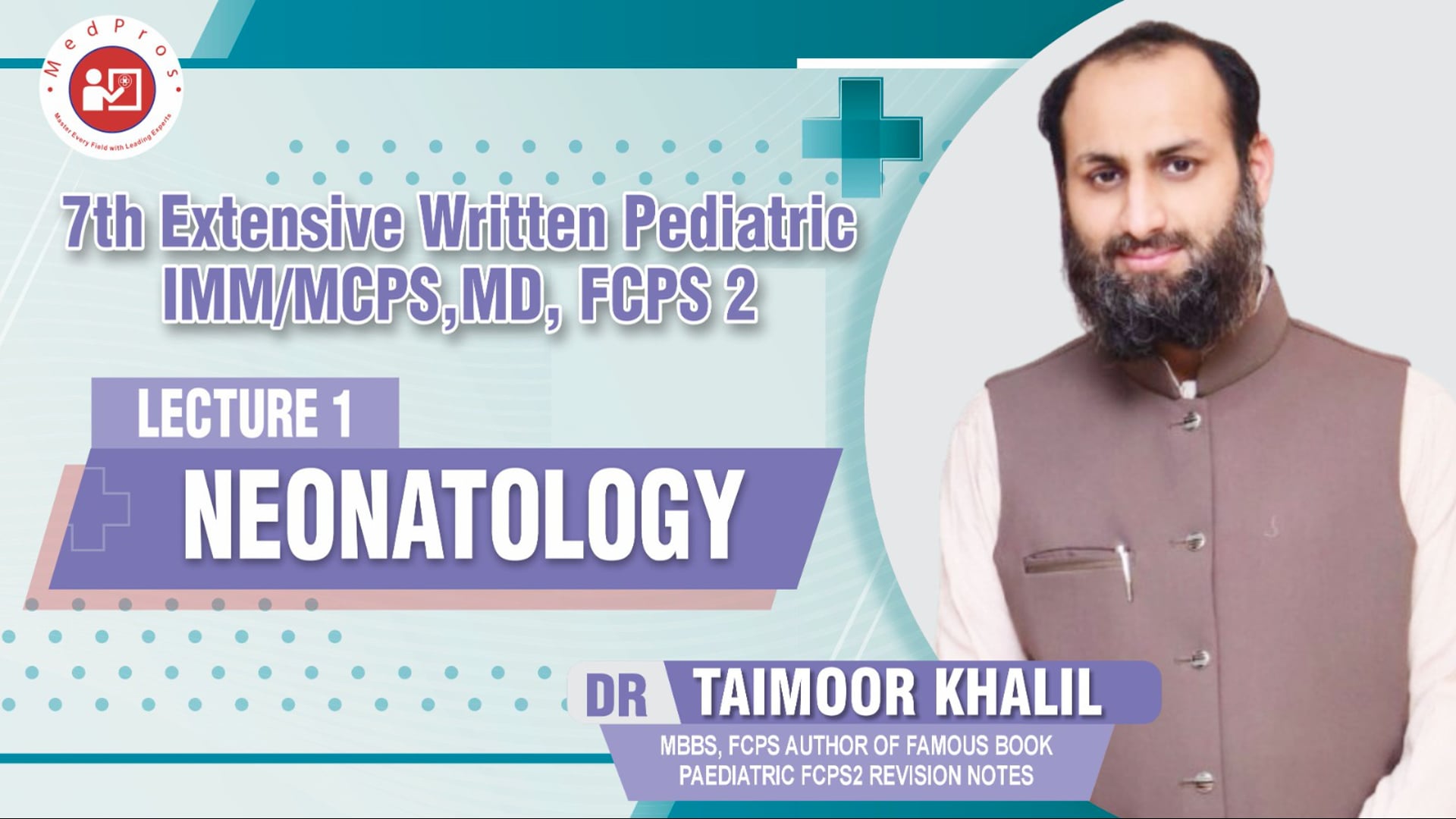 Lecture-1 || Dr Taimoor Khalil