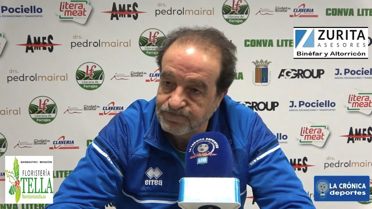 FÉLIX JIMÉNEZ (Entrenador Tamarite) CDJ Tamarite 1-1 CD Robres / Jor. 24 / Tercera Rfef
