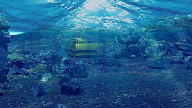 Komatsu Underwater Dozer