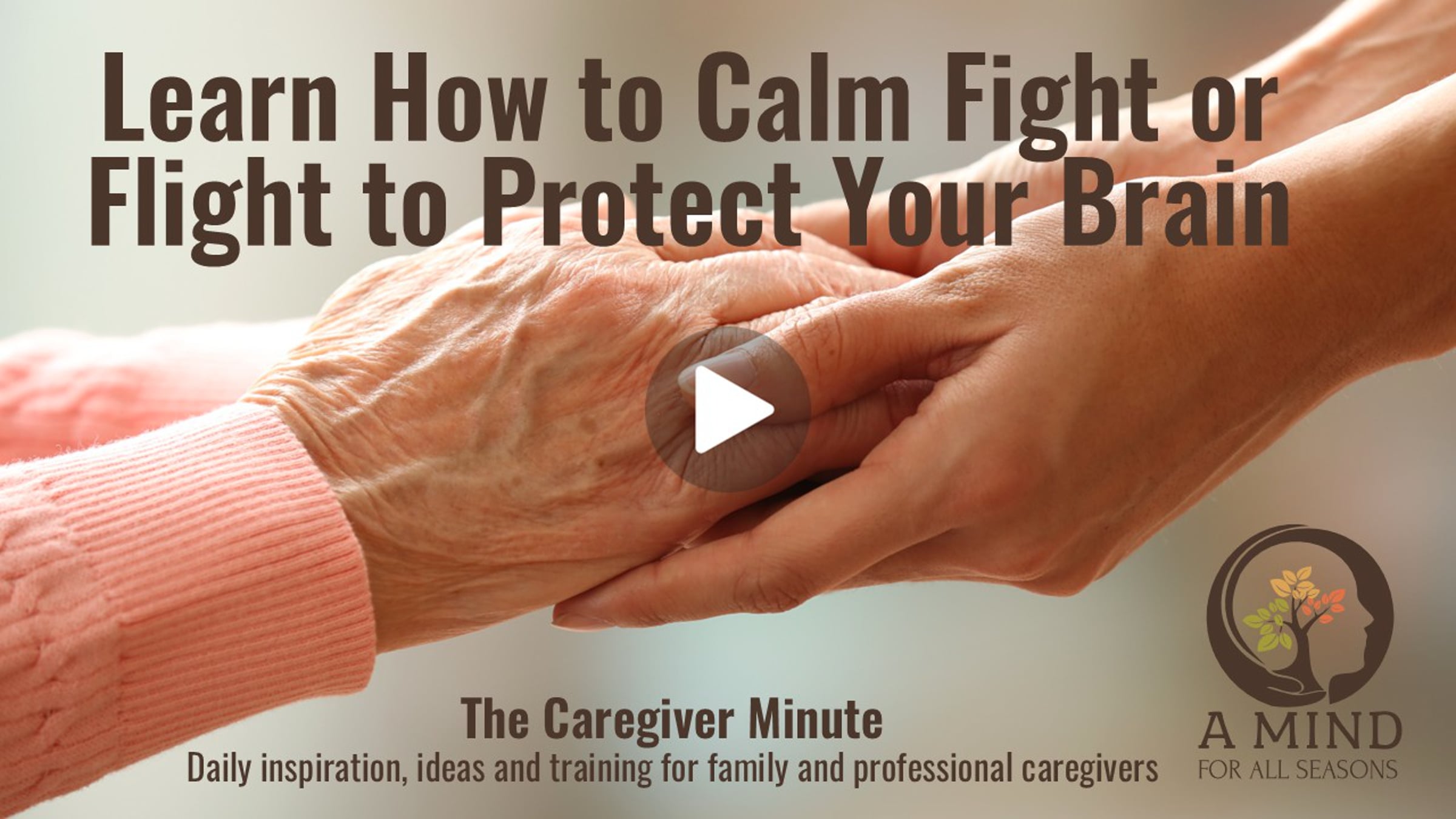 The Caregiver Minute- Learn How to Calm Fight or Flight to Protect Your ...