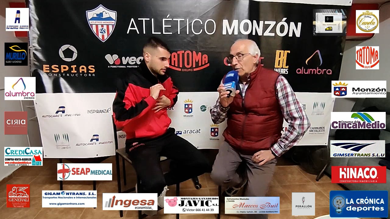 JAVI  CLAVER (Jugador Monzón) At Monzón Alumbra 4-0 CD Utrillas / J 24 / 3ª RFEF
