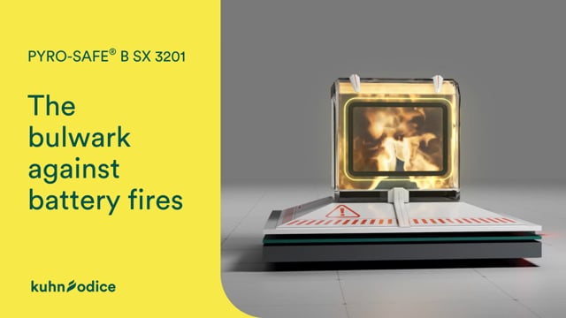 PYRO-SAFE<sup>®</sup> B SX 3201 – Effective protection for the storage and transport of lithium-ion batteries