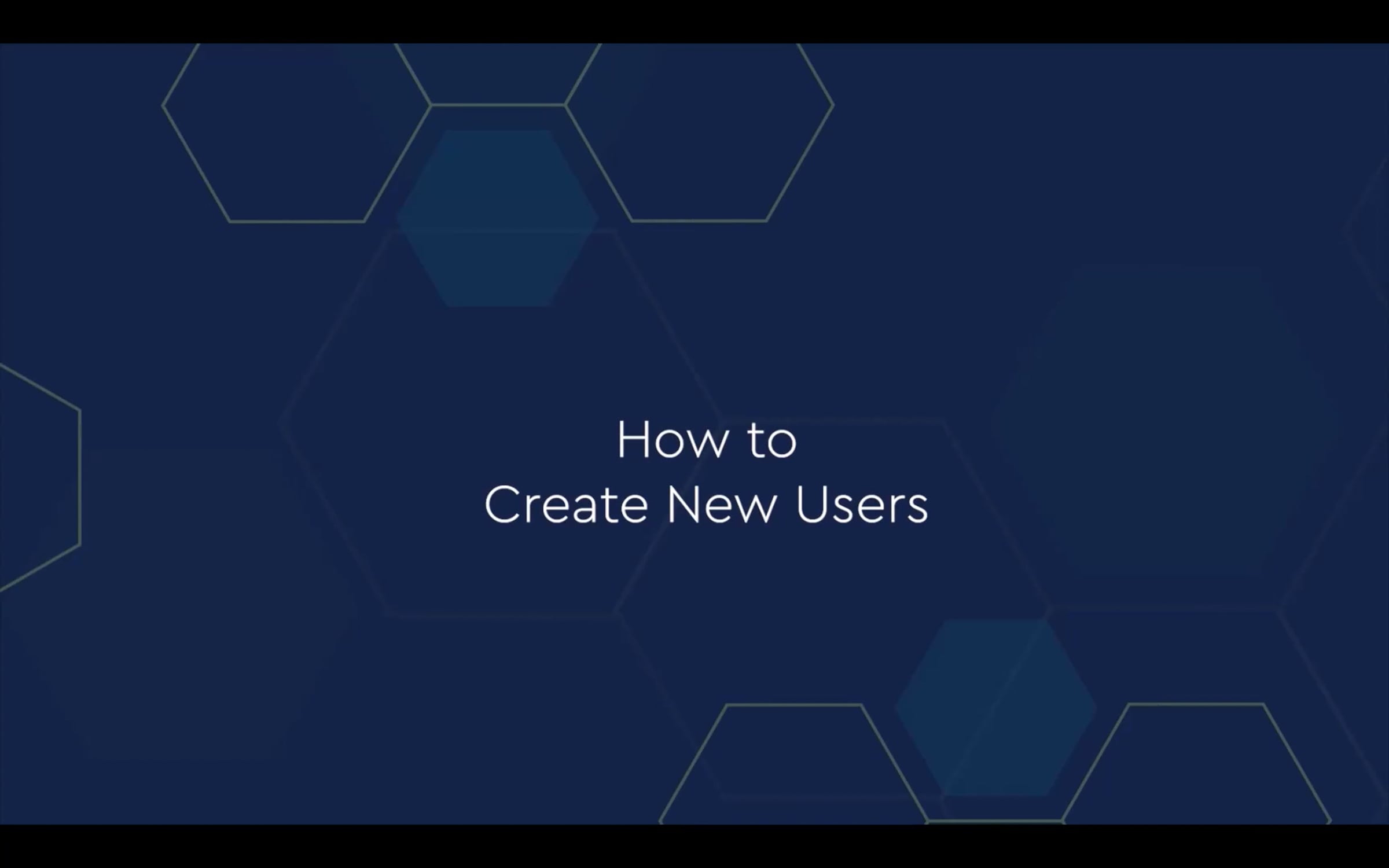 How to create new users | Videos & Movies on Vimeo