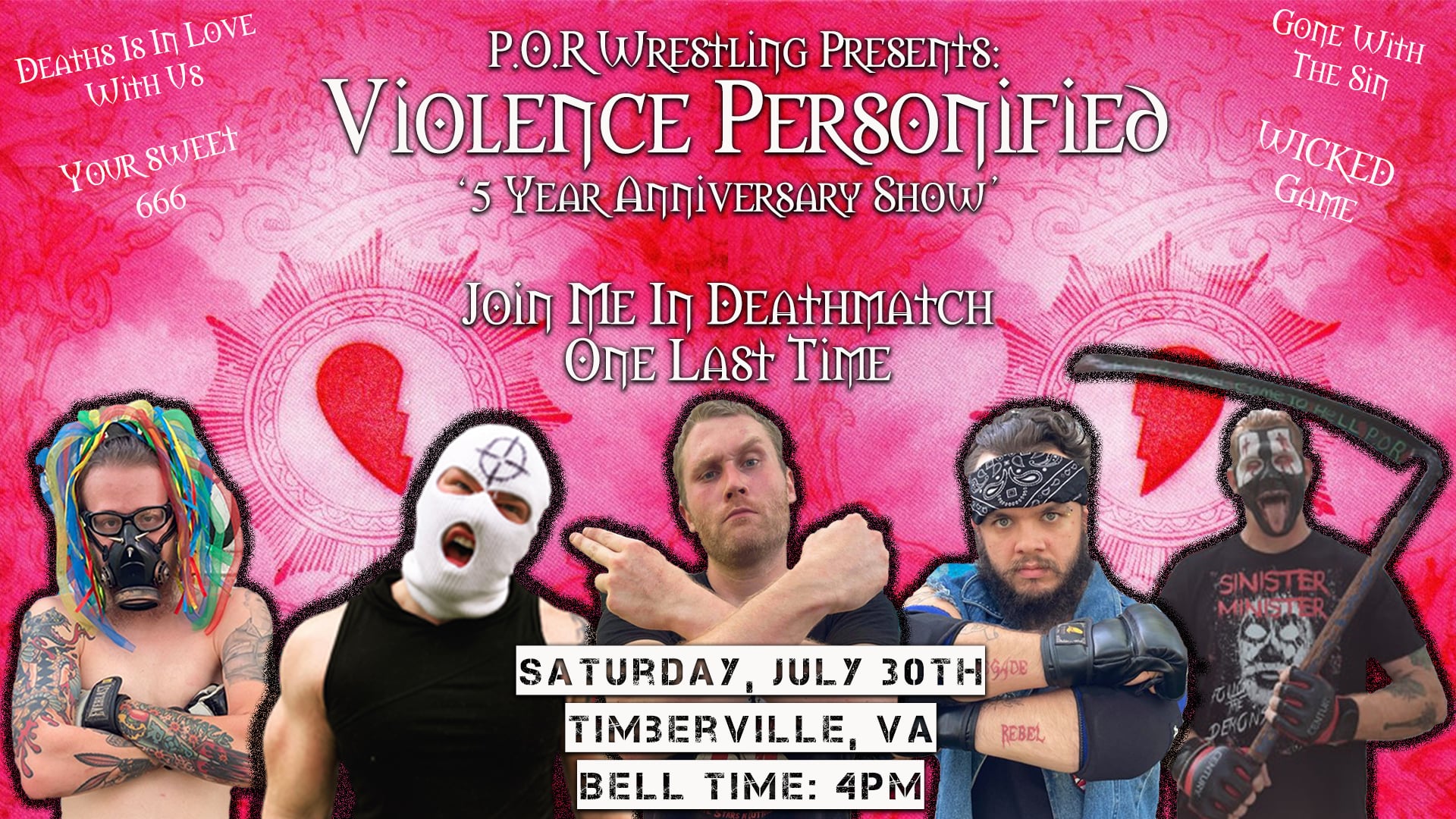 Violence Personified 2021 - P.O.R Wrestling