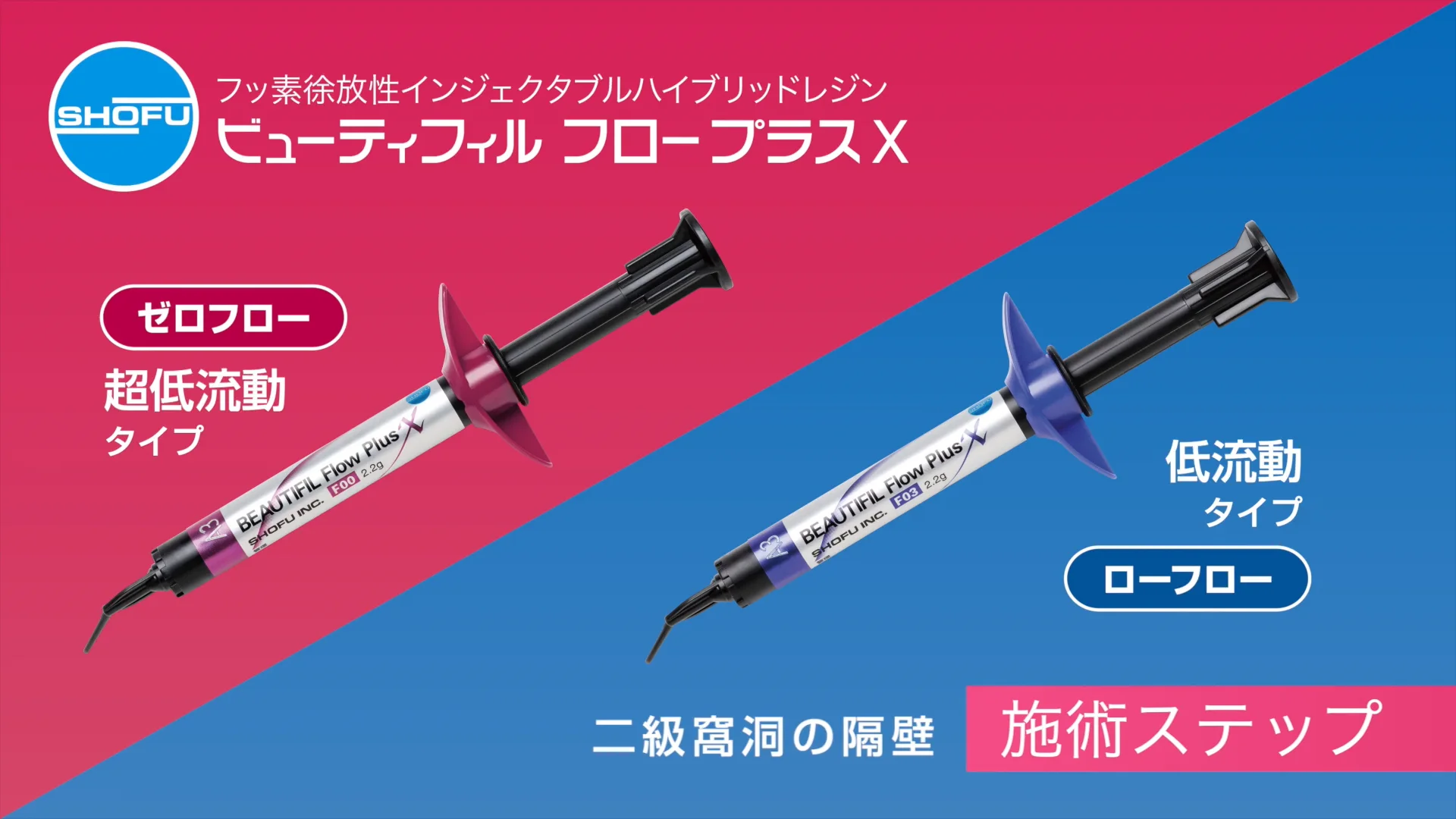 ビューティフィル フロー プラスX｜株式会社 松風