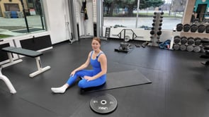 Supine static faber position