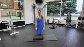 1/2 kneeling inner thigh stretch