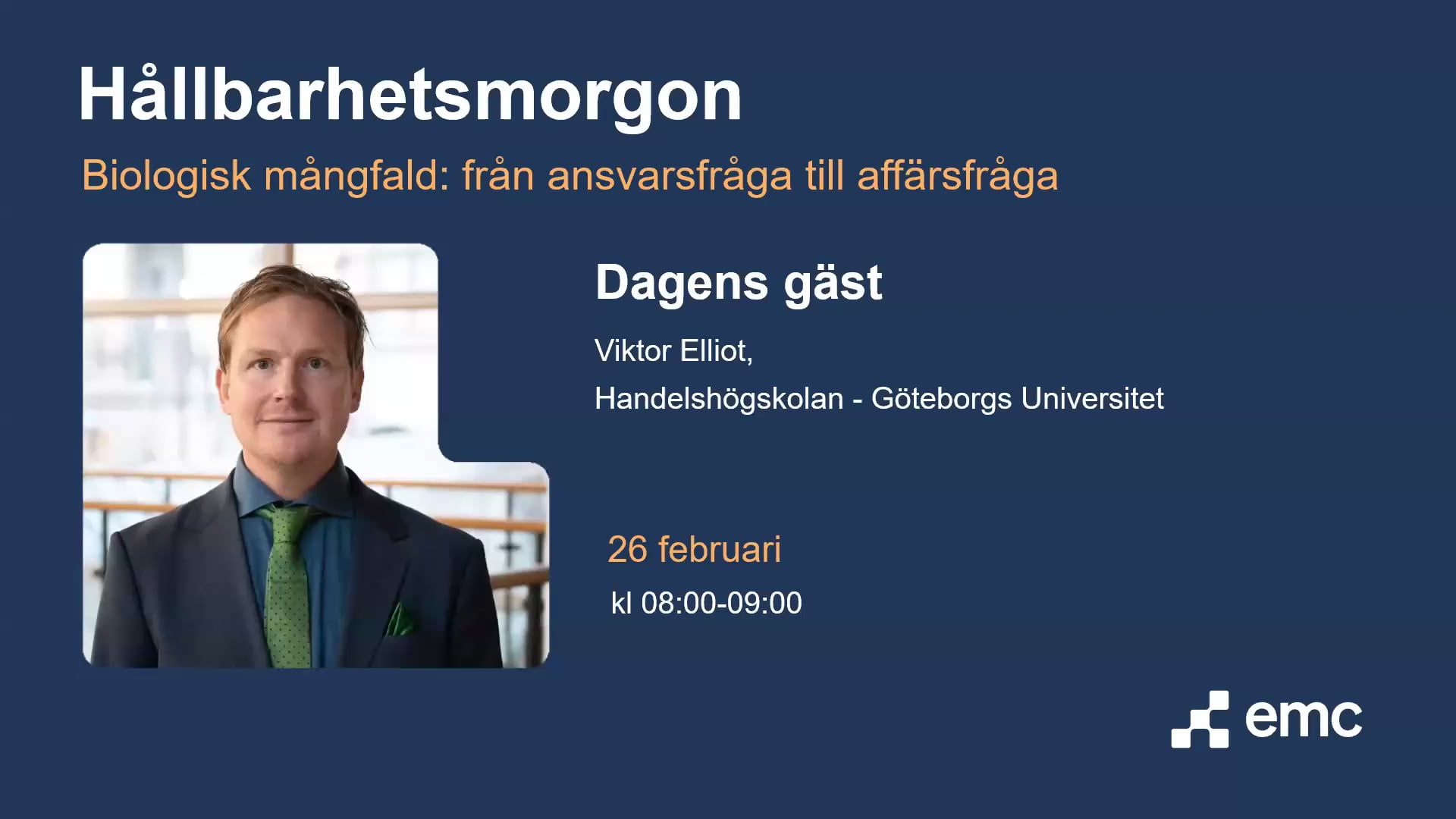Hållbarhetsmorgon: Biologisk mångfald – från ansvarsfråga till affärsfråga