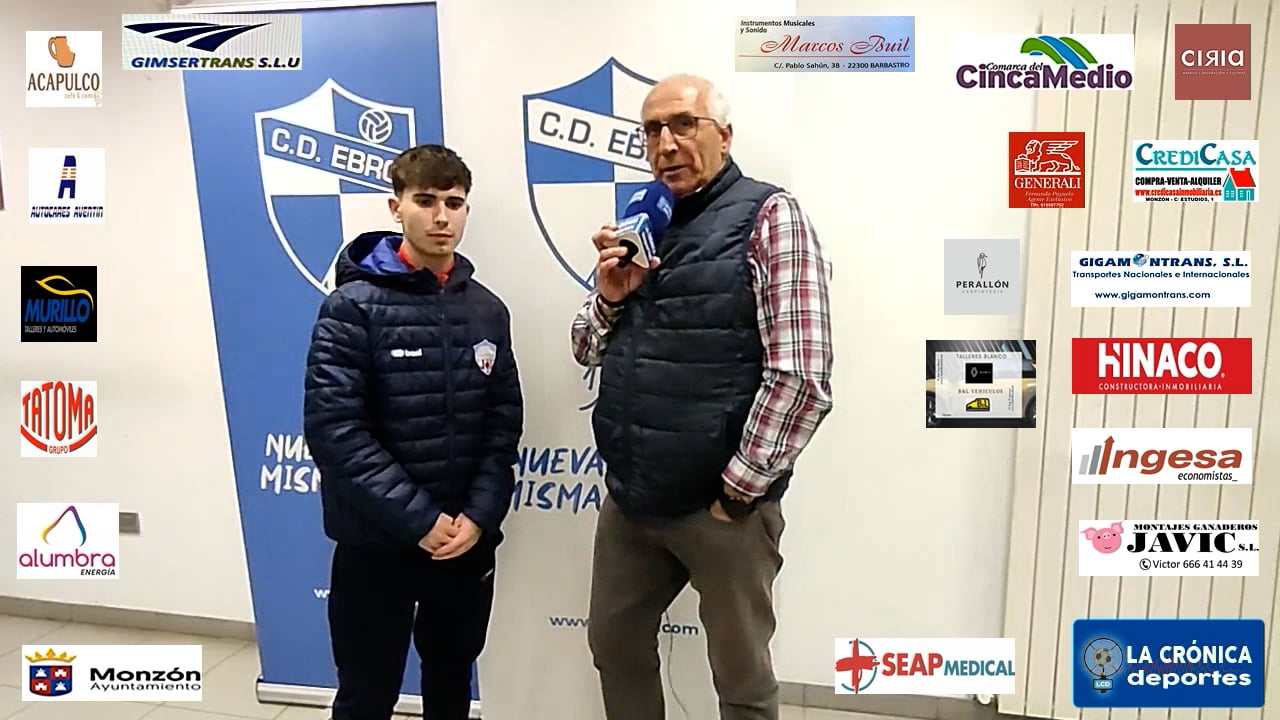 FÚTBOL  LIGA NACIONAL JUVENIL J-22  CD EBRO 3-1 AT.MONZÓN GIGAMONTRANS   NICO PEREZ COSCUJUELA ( JUGADOR AT.MONZÓN GIGAMONTRANS )