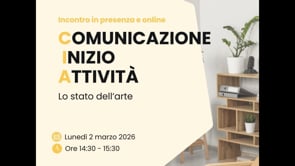 Comunicazione Inizio Attività - 02 Marzo 2026