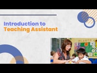 Teaching Assistant:  Introduction to Teaching Assistant