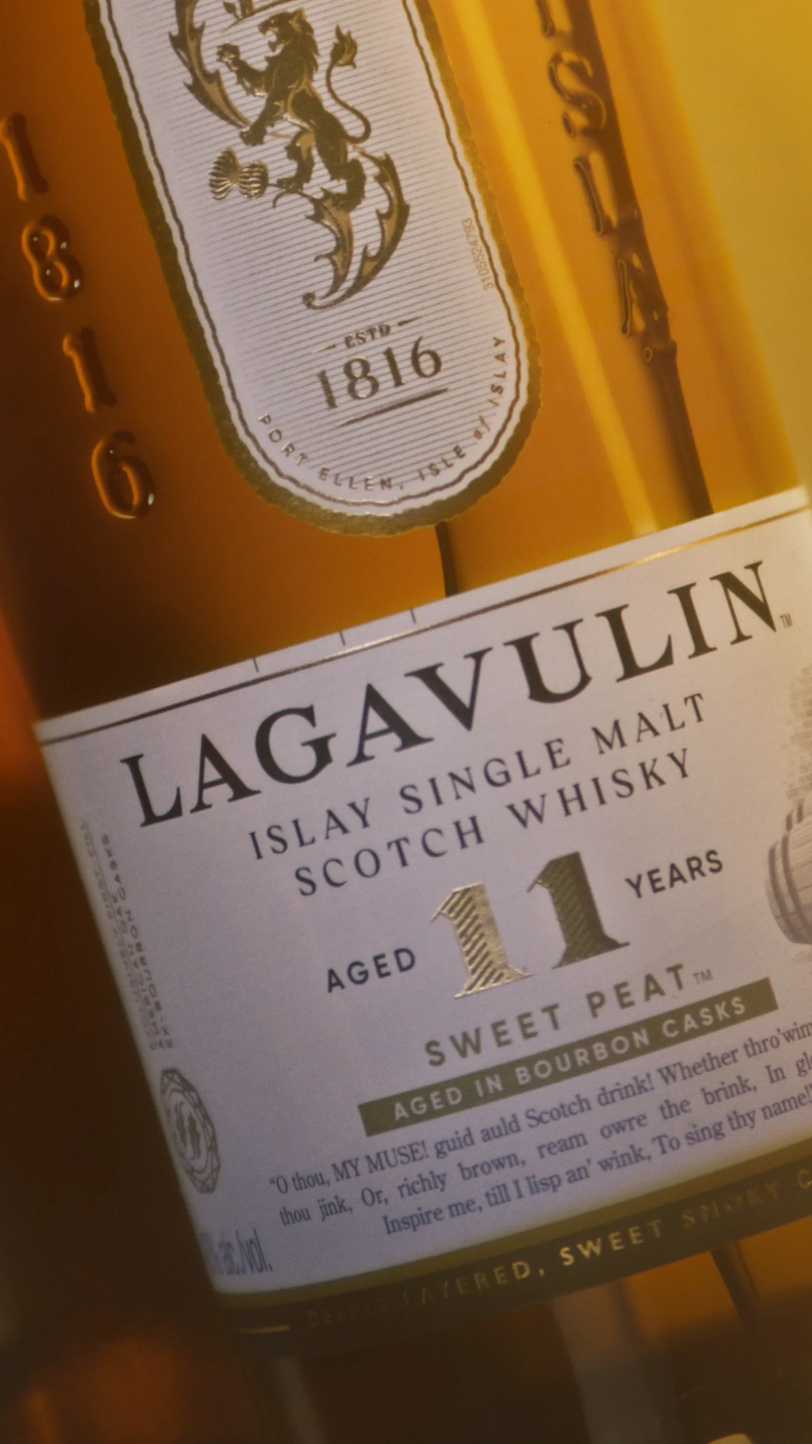 Lagavulin 11YO Sweet Peat – Islay Single Malt Scotch Whisky
