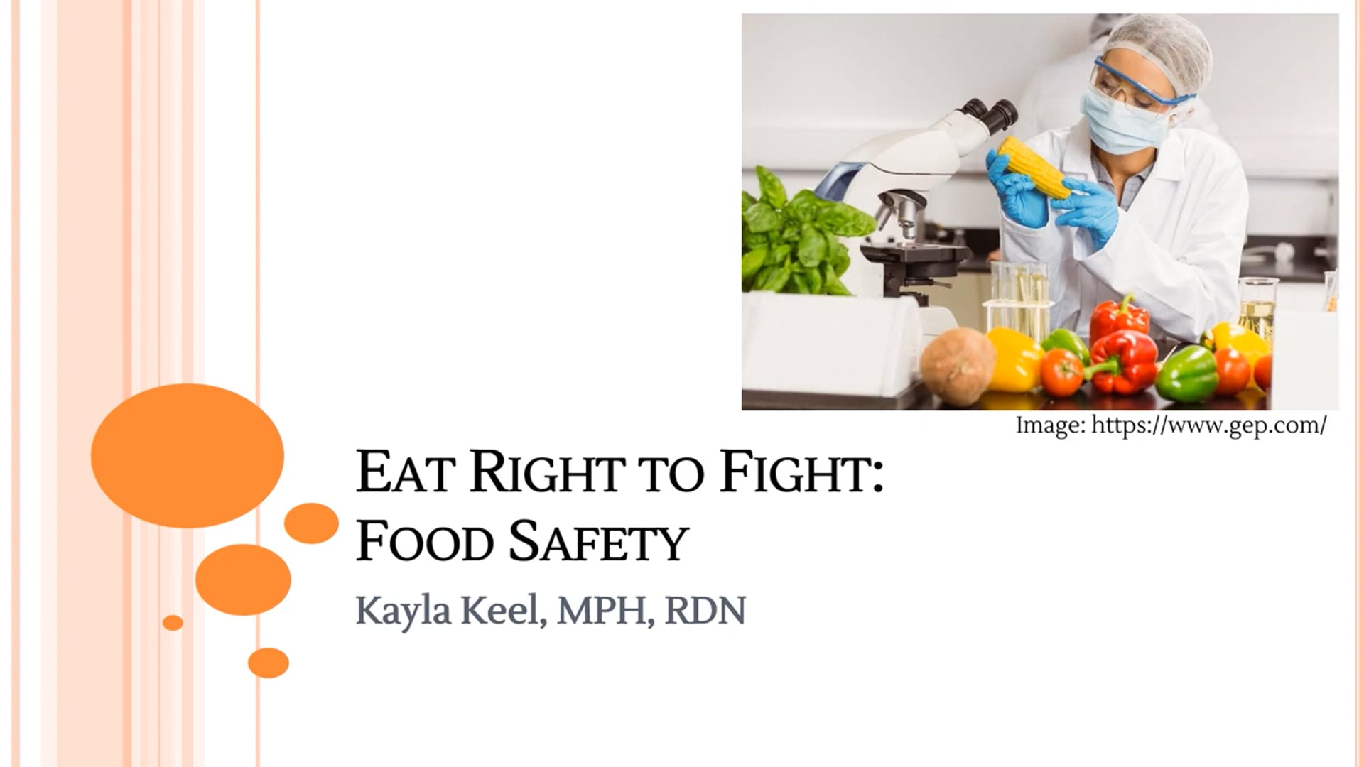 Oncology Nutrition Series - Episode 4: Nutrition During Cancer Treatment - Food Safety