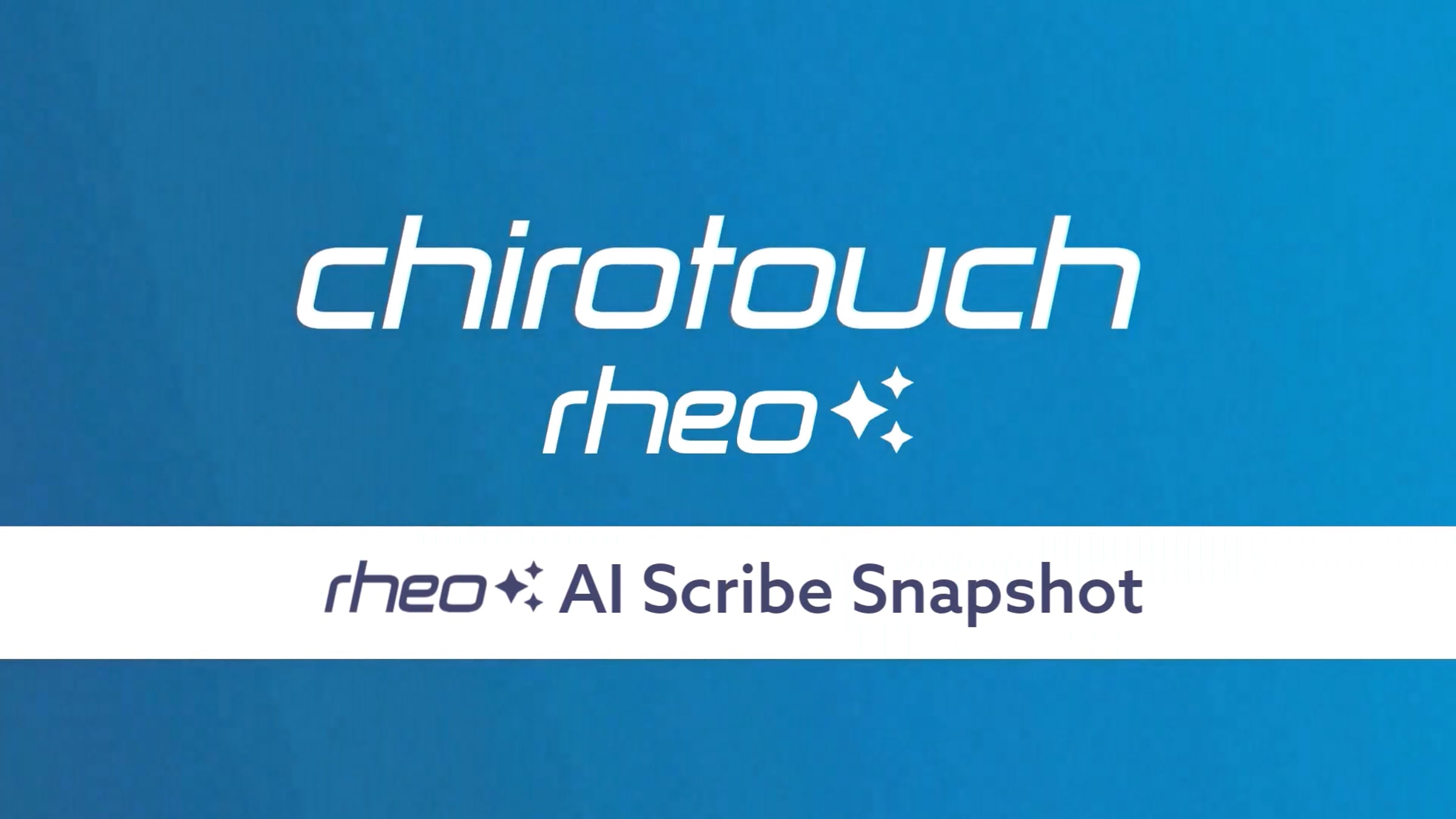 Rheo AI Scribe Snapshot | Videos & Movies on Vimeo