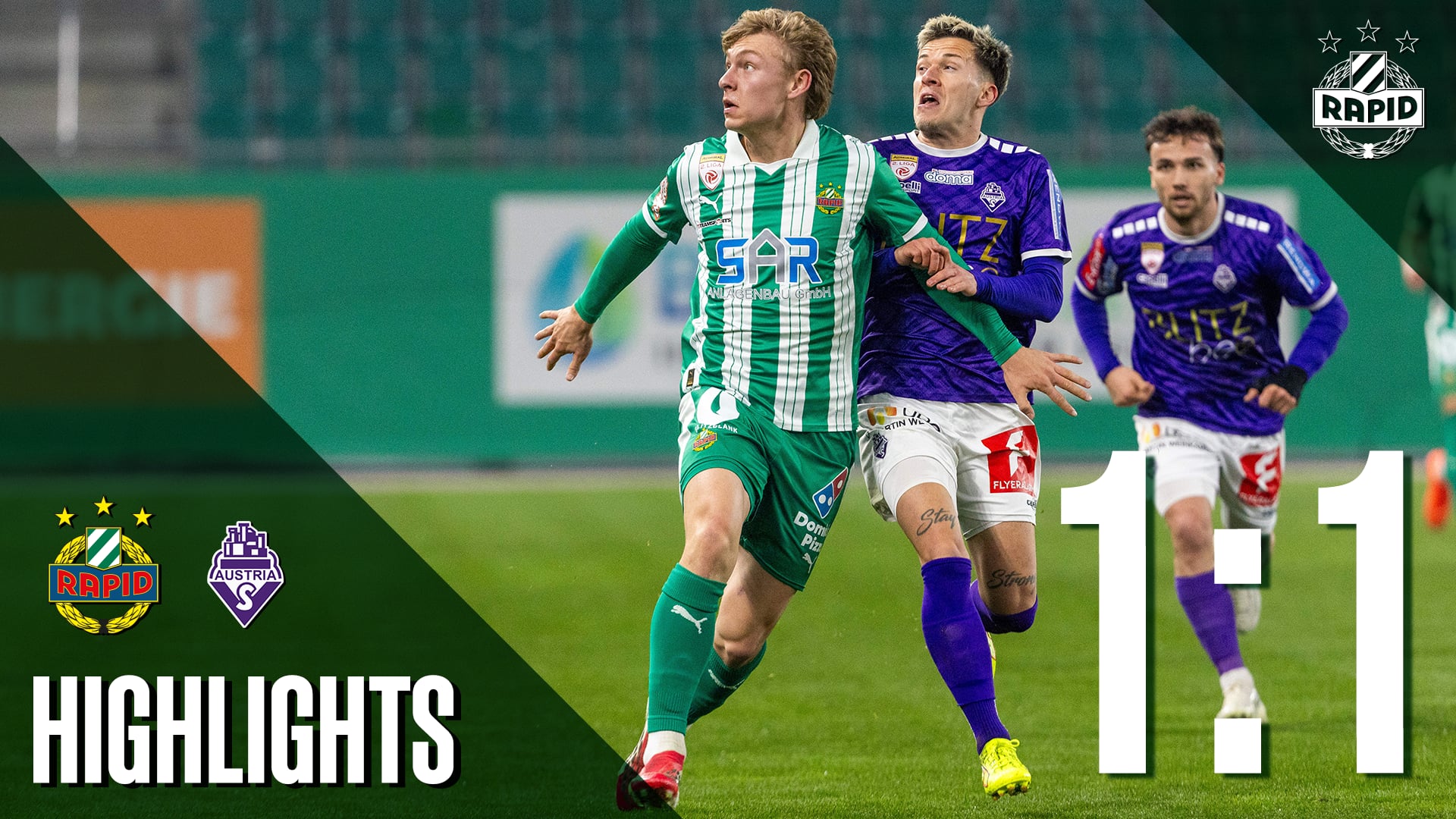 Highlights: SK Rapid II - SV Austria Salzburg