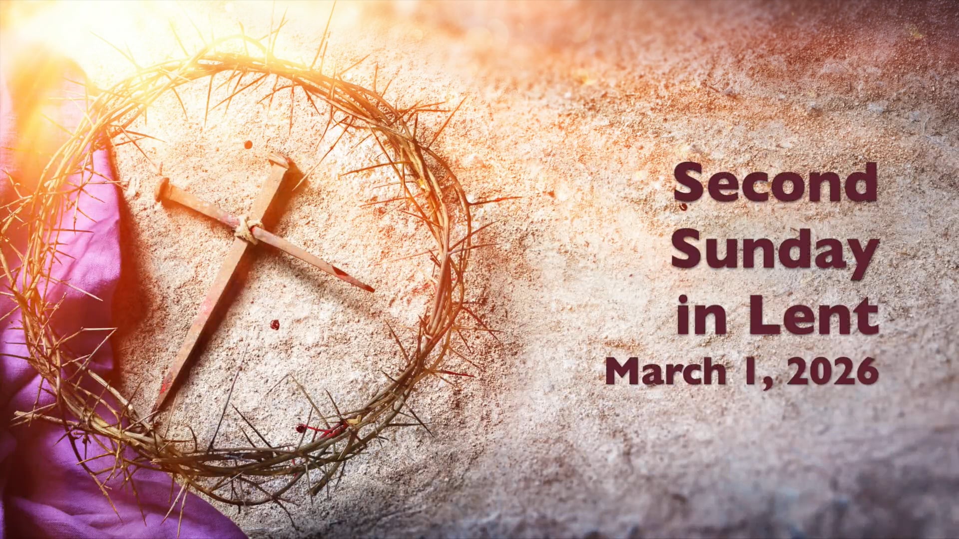 WCCA Second Sunday in Lent - March 1, 2026