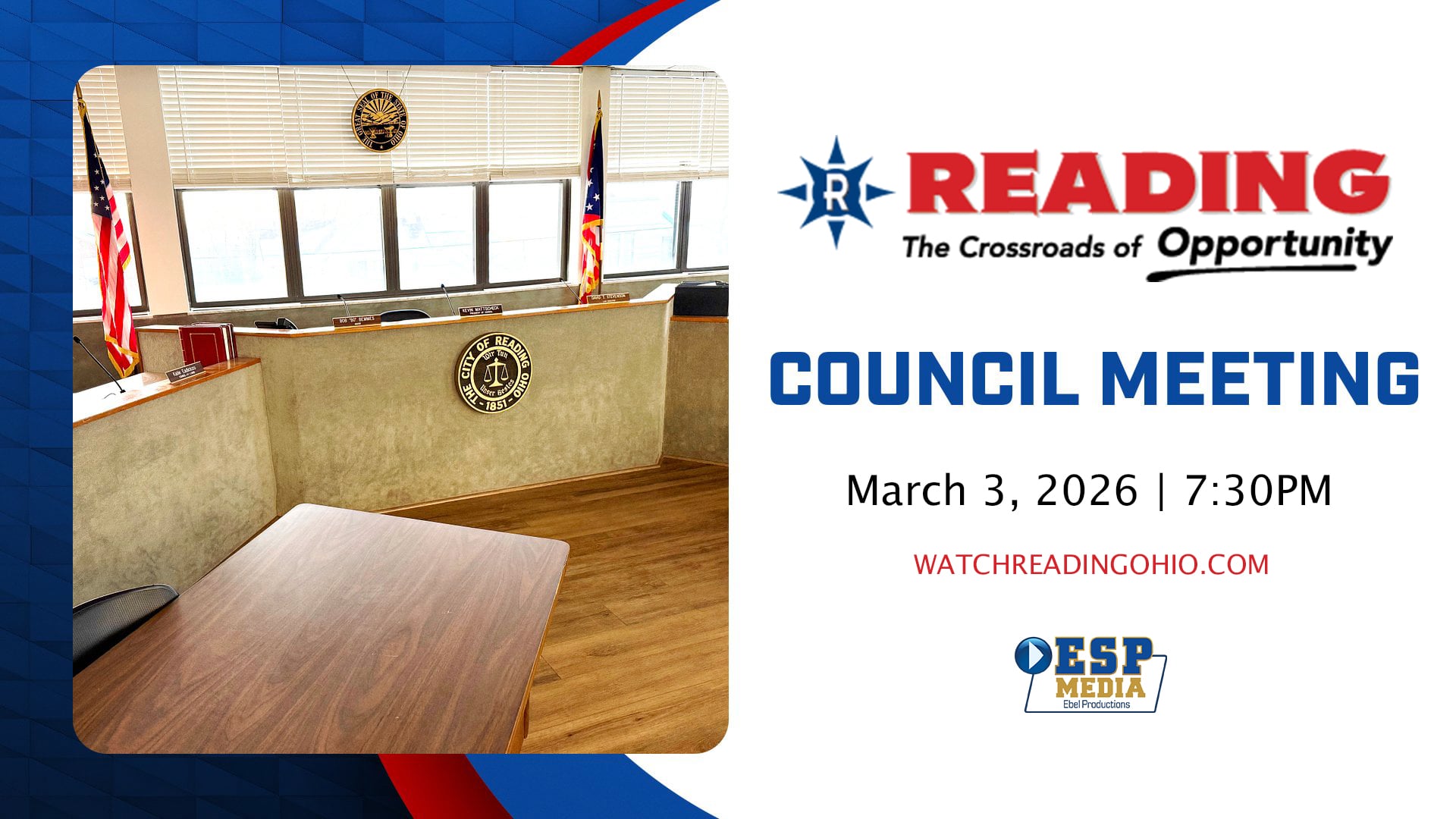 City of Reading - Council Meeting - March 3, 2026