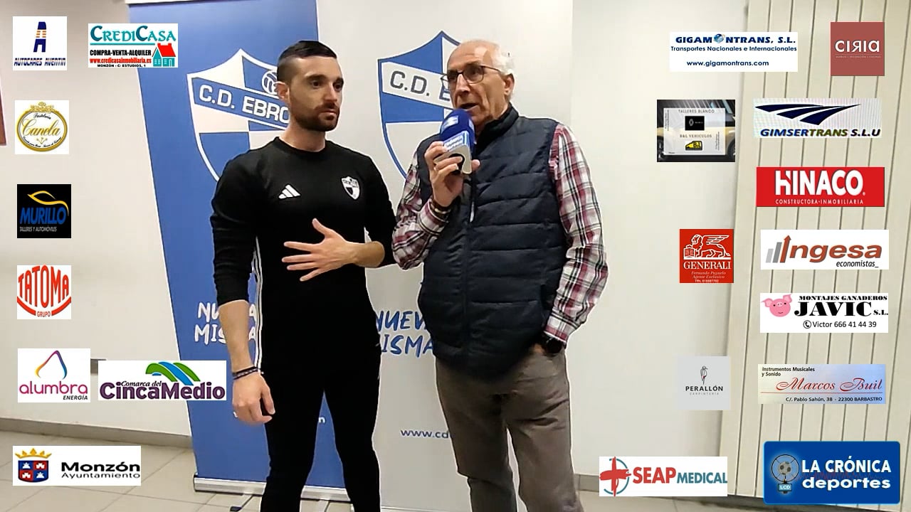 JAVIER  GENOVÉS  ENTRENADOR  CD EBRO 2ª RFEF