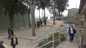 L'alumnat de 3r ESO de l’INS El Pedró fan una aturada per denunciar l'ajornament de les obres del centre