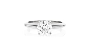 1.24 Carat Diamond Solitaire Ring in 14kt White Gold
