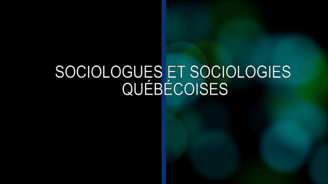 Sociologues et sociologies québécoises – Entretien avec Nicole Ramognino – L’intellectuelle et la cité : Le rapport au politique (Capsule 4)