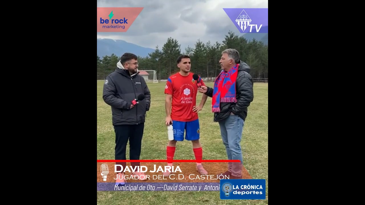 DAVID JARIA (Jugador Castejón) CD Alto Ara 2-3 CD Castejón / Jor. 21- 2ª Regional Gr 2-1 / Fuente: CD Castejón