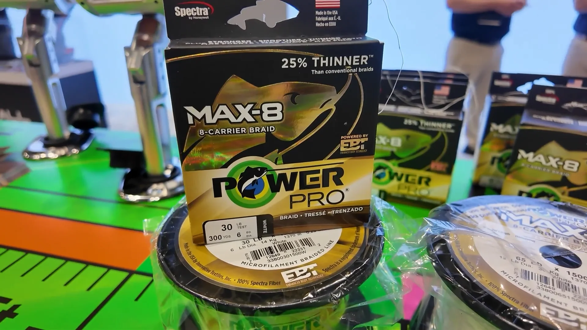 Power Pro Maxcuatro Max 8 4 Color Metered Braid Filler Spool - 500