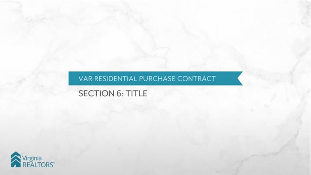 Section 6: Title