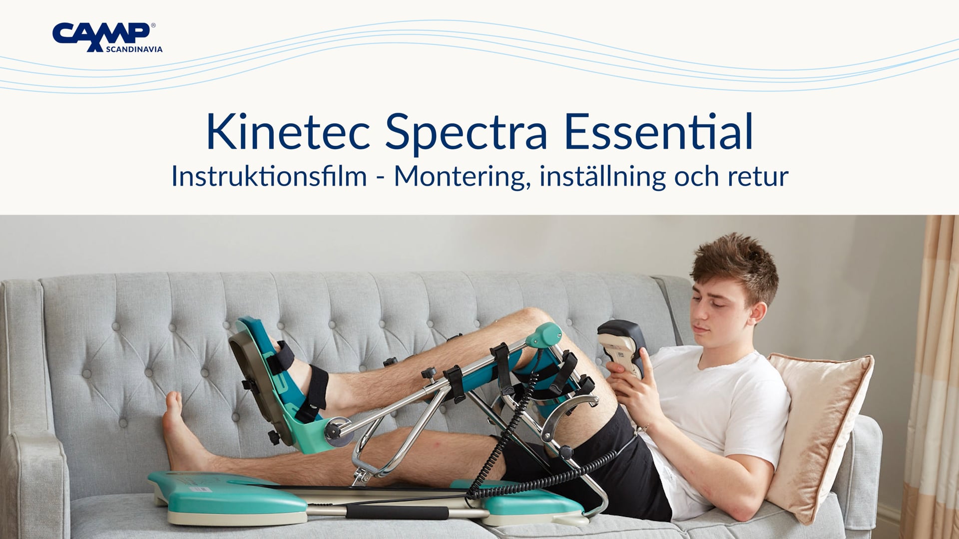 Kinetec Spectra Essential - Montering, inställning och retur