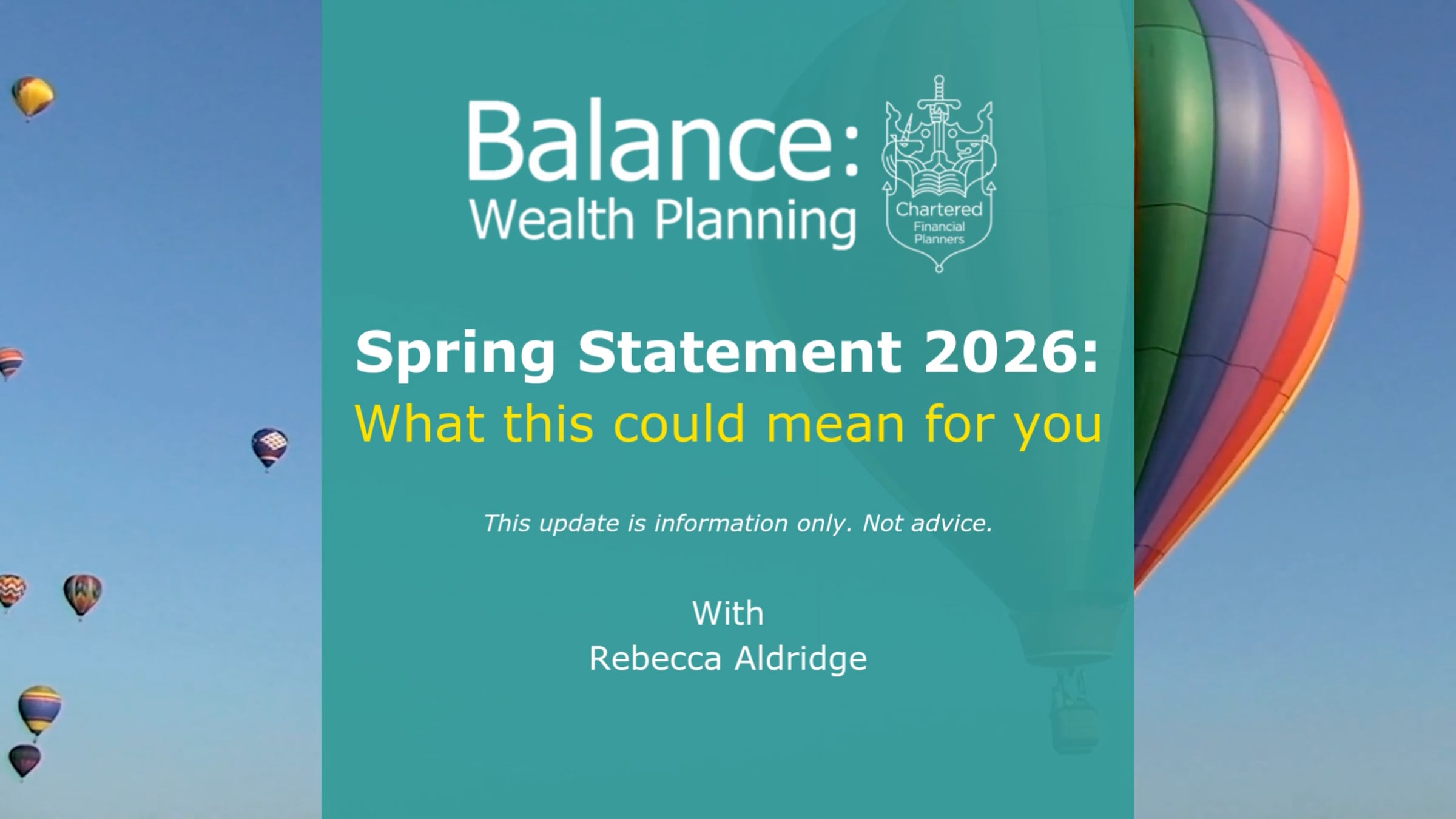 Spring statement 2026 - For our clients | Videos & Movies on Vimeo