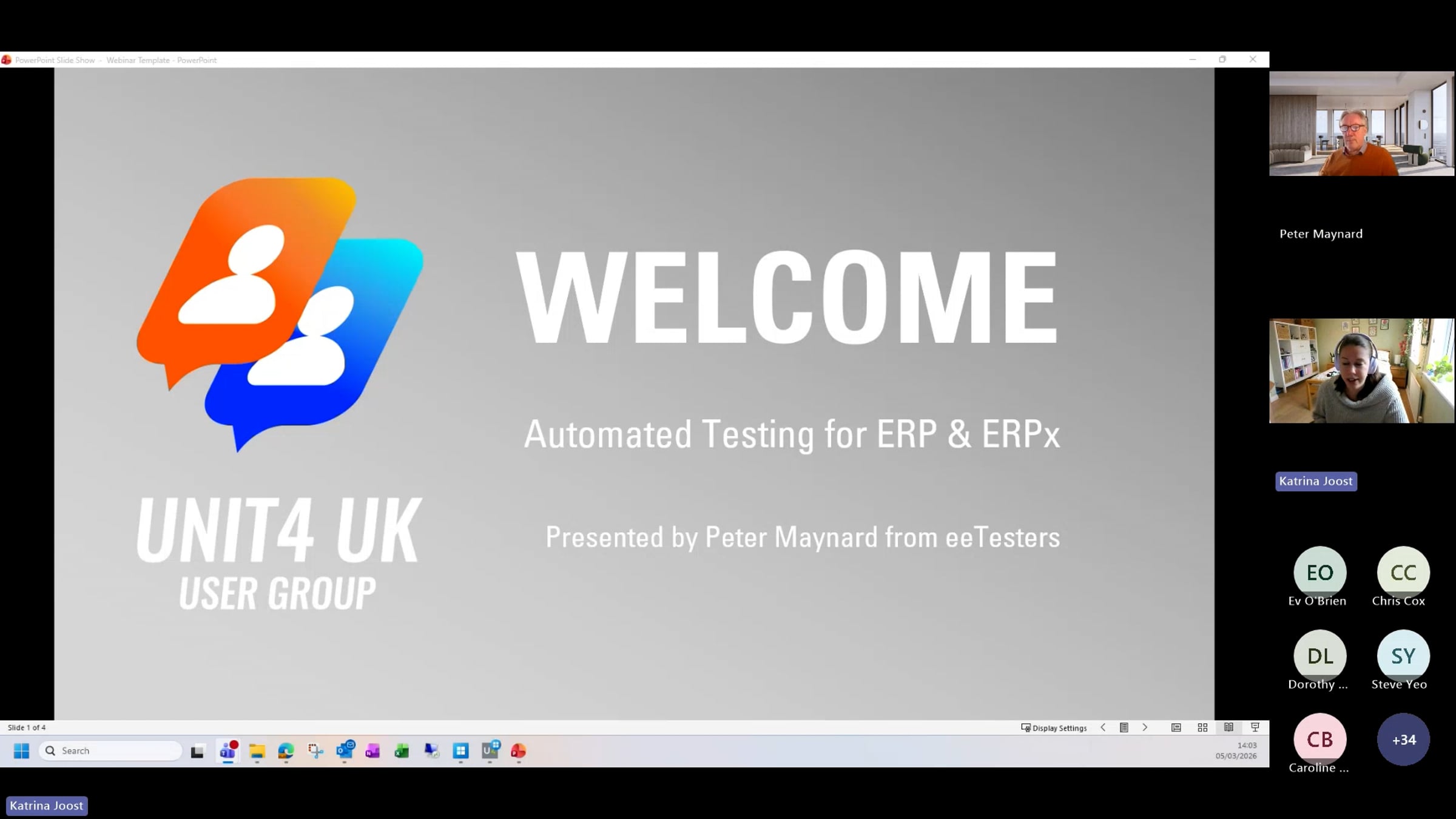 U4UKUG Webinar - Automated Testing for ERP & ERPx Presented by ...