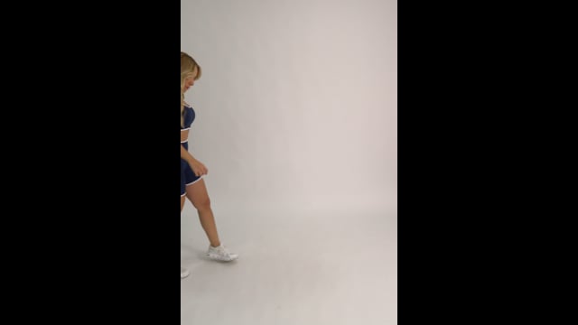 Conjunto Short Fitness Cintura Alta Marinho Clean