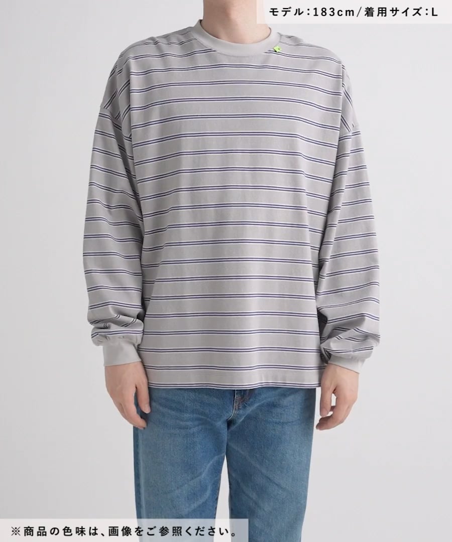 MENS】エルボーパッチマルチボーダーロンT | [公式]GEORGE'S